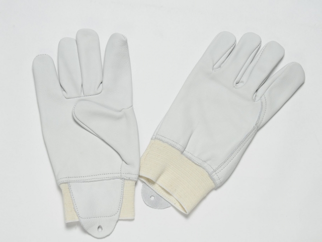 NATURAL GRAIN GLOVES WITH 60MM ELASTIC WITH LARGE PULSE PROTECTION